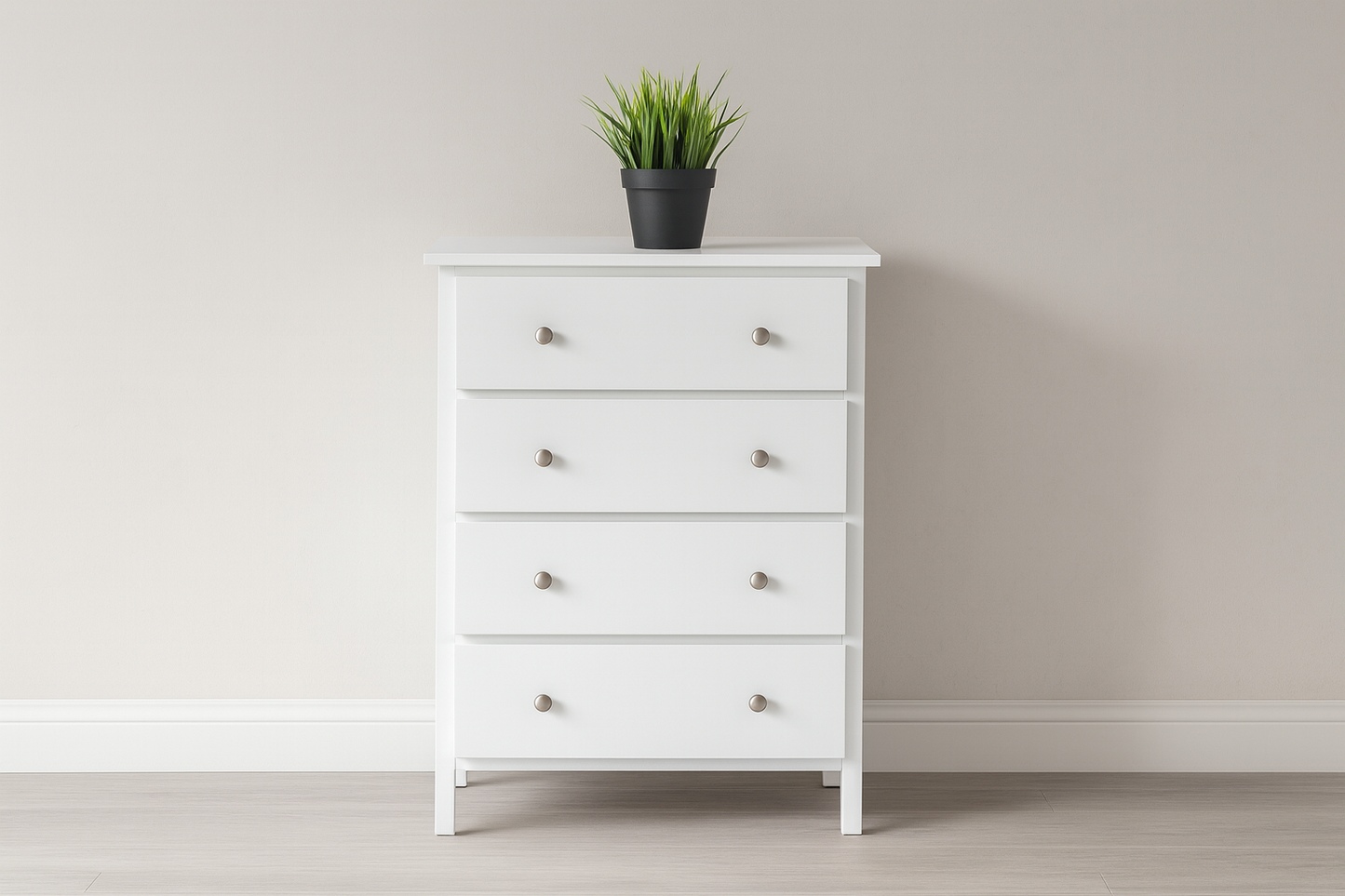 Martha (AUSSIE MADE) Double Or Queen 4 Piece (TALLBOY) Bedroom Suite With Aria Case Goods - White