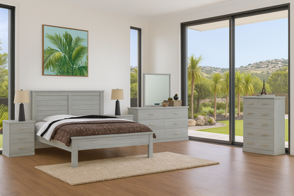 BAYSIDE (AUSSIE MADE) DOUBLE OR QUEEN 3 PIECE BEDSIDE BEDROOM SUITE - WHITE, ANTIQUE WHITE, WHITEWASH & BRUSHED COLOUR OPTIONS