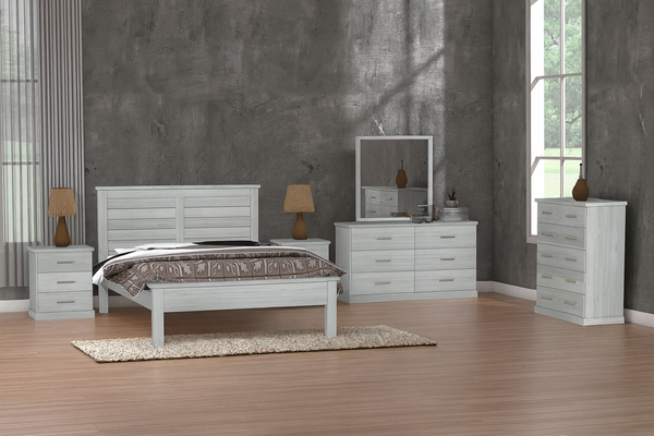 SINGLE BAYSIDE BED (AUSSIE MADE) - ASSORTED PAINTED COLOUR