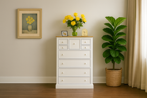 Jane (AUSSIE MADE) 9 Drawer Chest 1240(H) X 900(W) - Assorted Colours