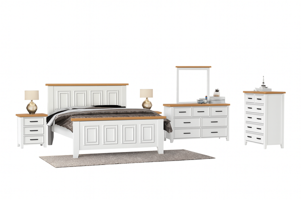 SINGLE SYDNEYSIDE (AUSSIE MADE) BED - TWO TONE - ASSORTED PAINTED COLOURS