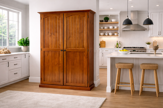 Mudgee (AUSSIE MADE) 2 Door Pantry Collection - Assorted Stained Colours