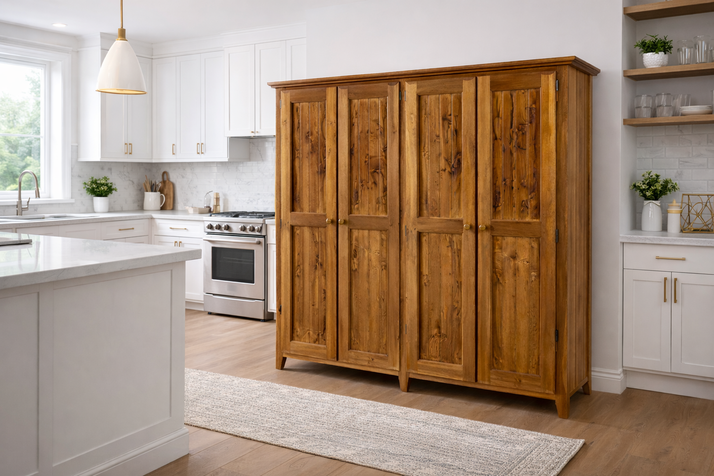Manilla (AUSSIE MADE) 4 Door Standard Pantry Collection - Assorted Stained Colours