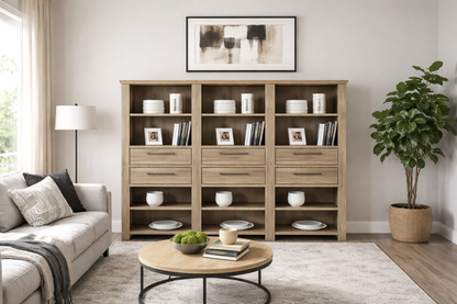 Intro (AUSSIE MADE) Highline Bookcase Drawer / Niches - Assorted Stained Colours