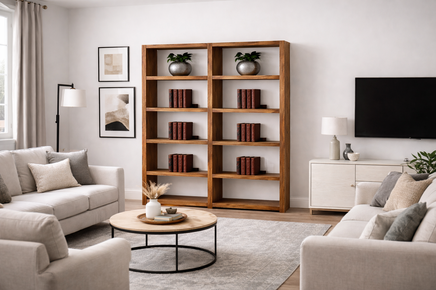 Foundation (AUSSIE MADE) Cube Bookcase Collection - Assorted Stained Colours