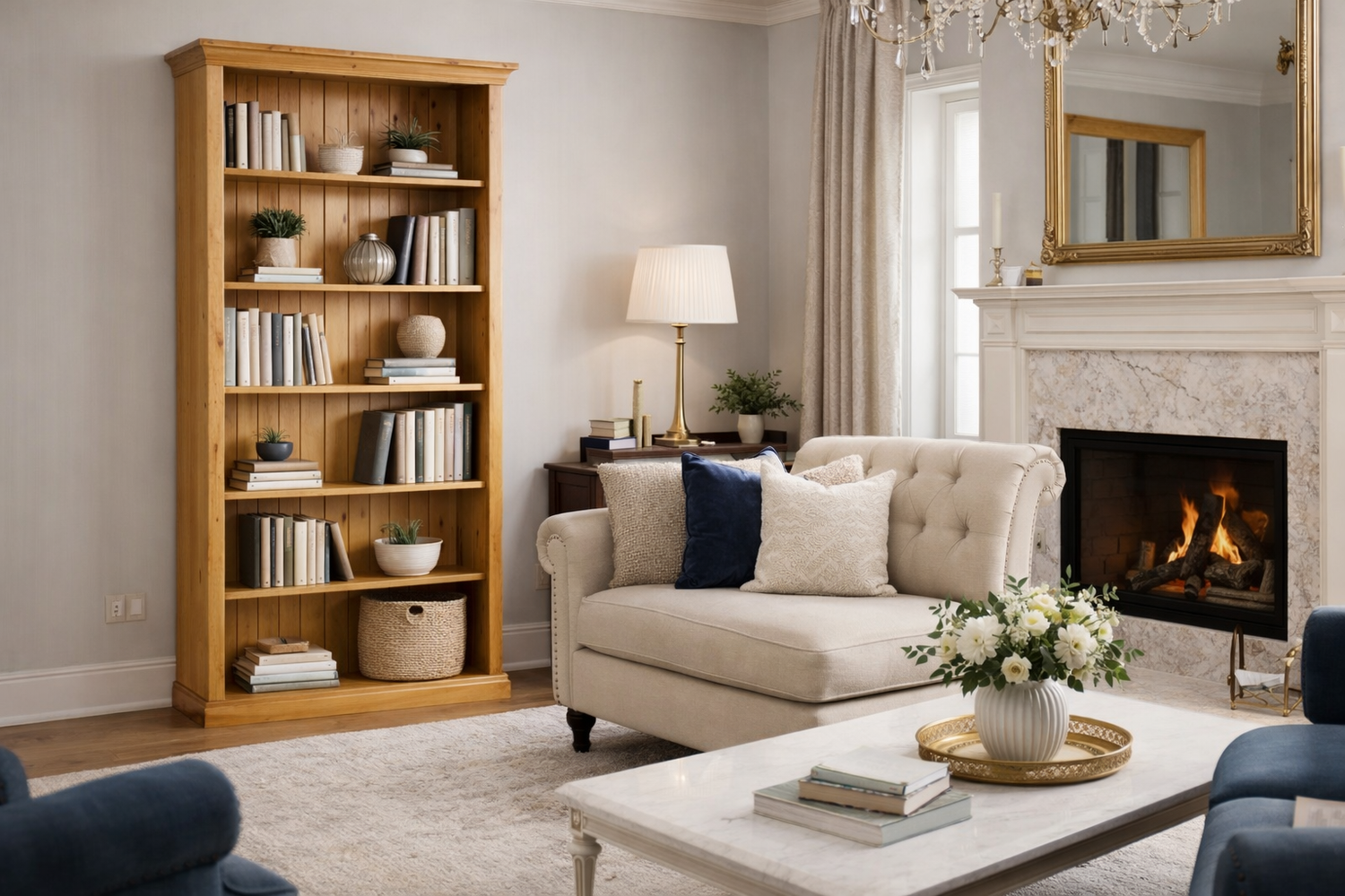 Antalya (AUSSIE MADE) Triple Top Standard Highline Bookcase With 40mm Facings Collection - Assorted Stained Colours
