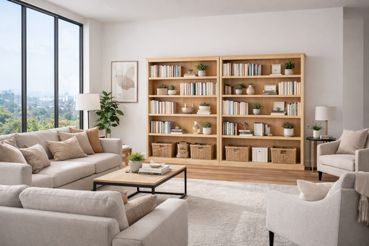 Colonial (AUSSIE MADE) Bookcase Pigeon Paired Collection - Assorted Stained Colours