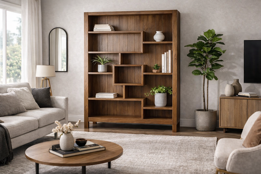 Alvarado (AUSSIE MADE) Highline Bookcase Collection - Assorted Stained Colours