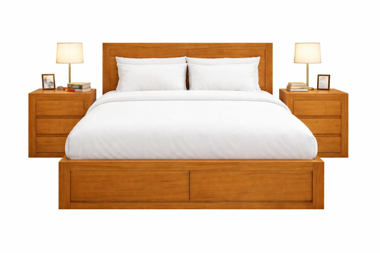 Single Claremont Bed With 2 Under Bed Drawers - Choice Of Colours