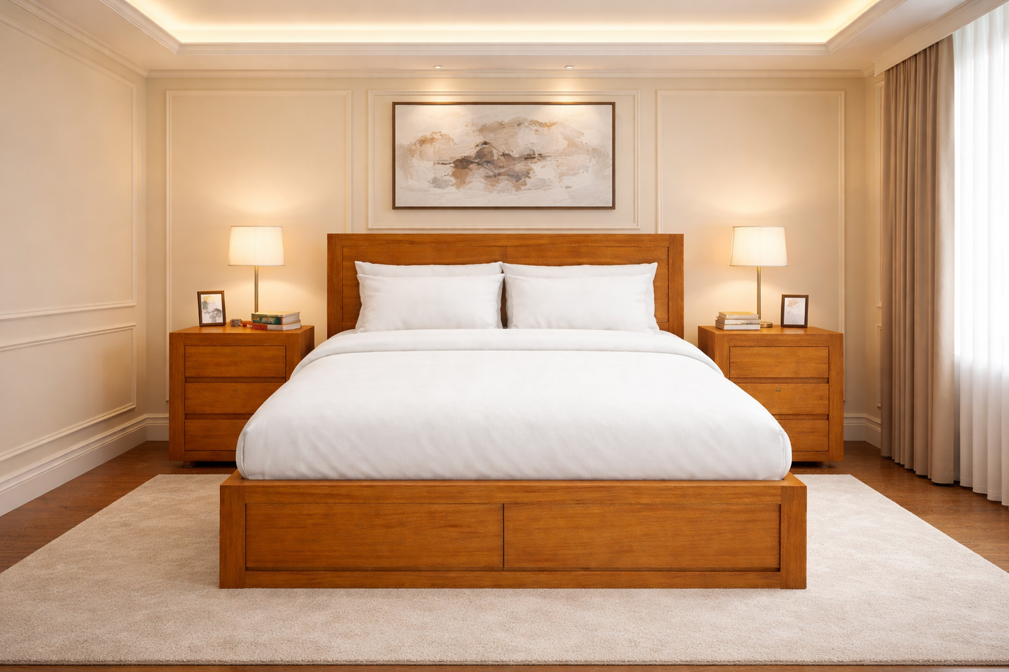 Single Claremont Bed With 2 Under Bed Drawers - Choice Of Colours