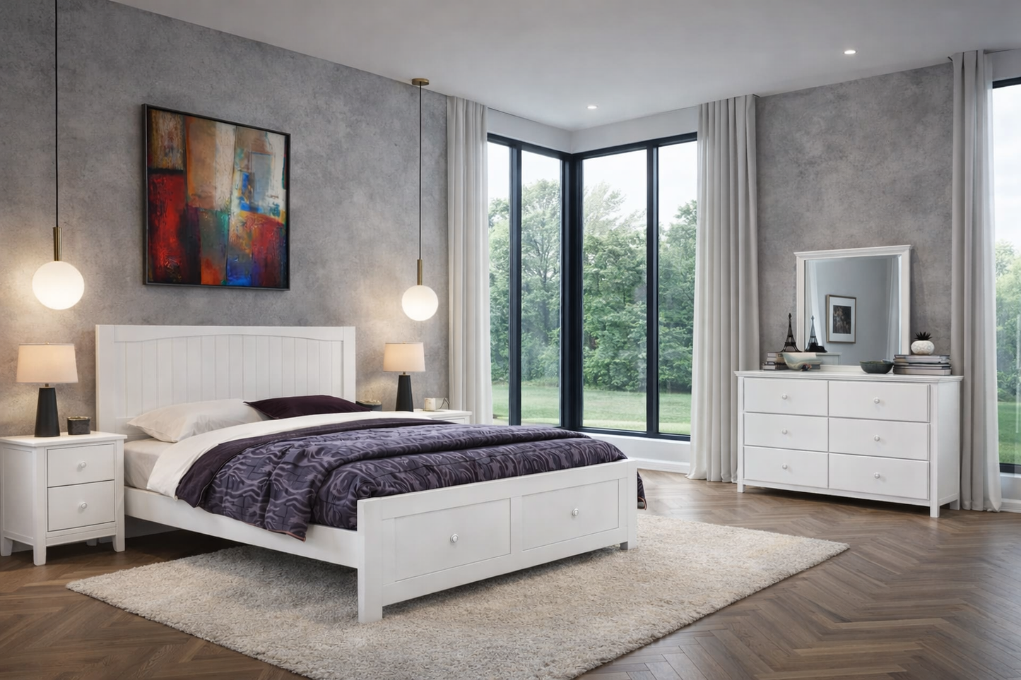 Queen Orville (AUSSIE MADE) Bed - Assorted Colours