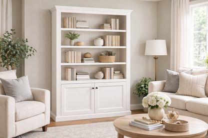 Bayside (AUSSIE MADE) 2 Door Highline Bookcase Collection - Assorted Painted Colours