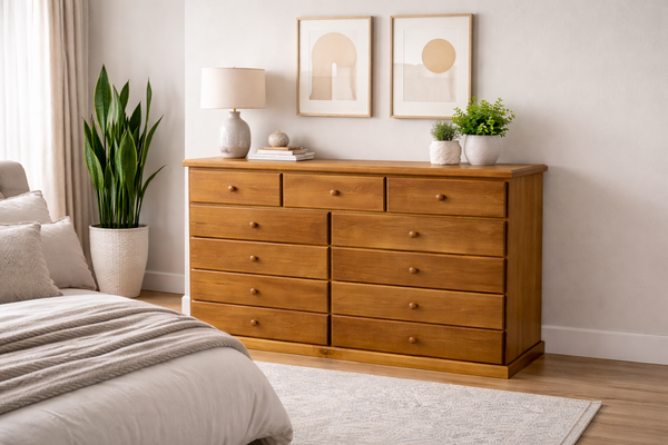 Urban (AUSSIE MADE) Large Flat Top Chest Collection - Assorted Stained Colours