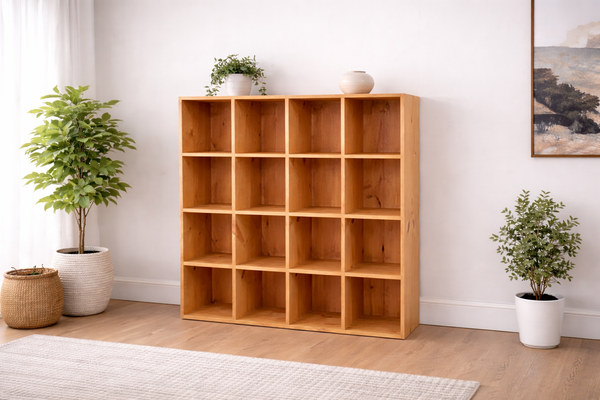 Cube (AUSSIE MADE) Box With T&g Back Collection - Assorted Stained Colours