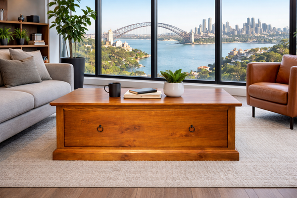 (WCOT-DG) Coffee Table - 1200(W) X 700(D) - Golden Brown (AL1)