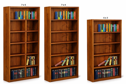 Sussie (AUSSIE MADE) Highline Bookcase Collection - Assorted Stained Colours