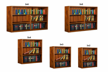 Sussie (AUSSIE MADE) Lowline Bookcase Collection - Assorted Stained Colours