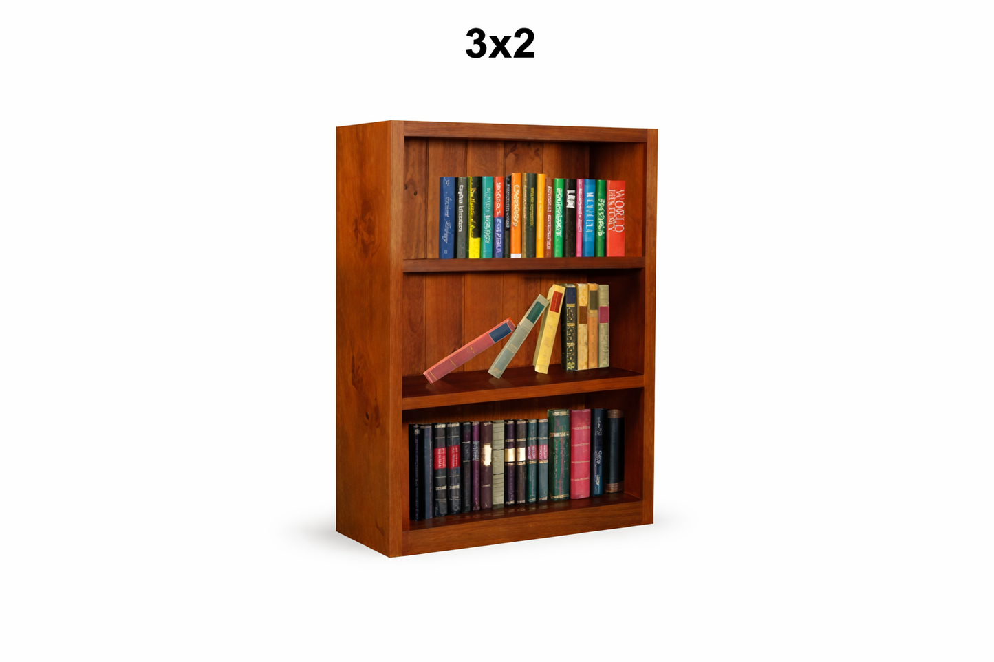 Sussie (AUSSIE MADE) Lowline Bookcase Collection - Assorted Stained Colours