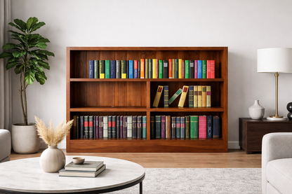 Sussie (AUSSIE MADE) Lowline Bookcase Collection - Assorted Stained Colours