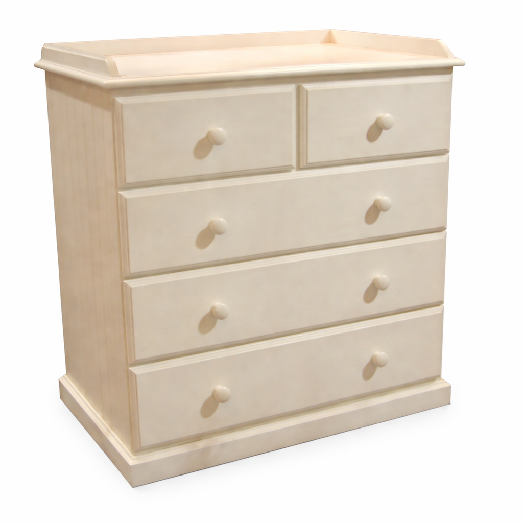 Baby Change (AUSSIE MADE) Table 5 Drawers - 910(H) X 900(W) - Assorted Painted Colours