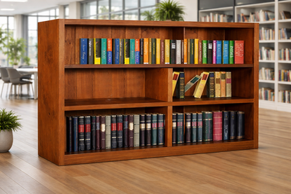 Sussie (AUSSIE MADE) Lowline Bookcase Collection - Assorted Stained Colours