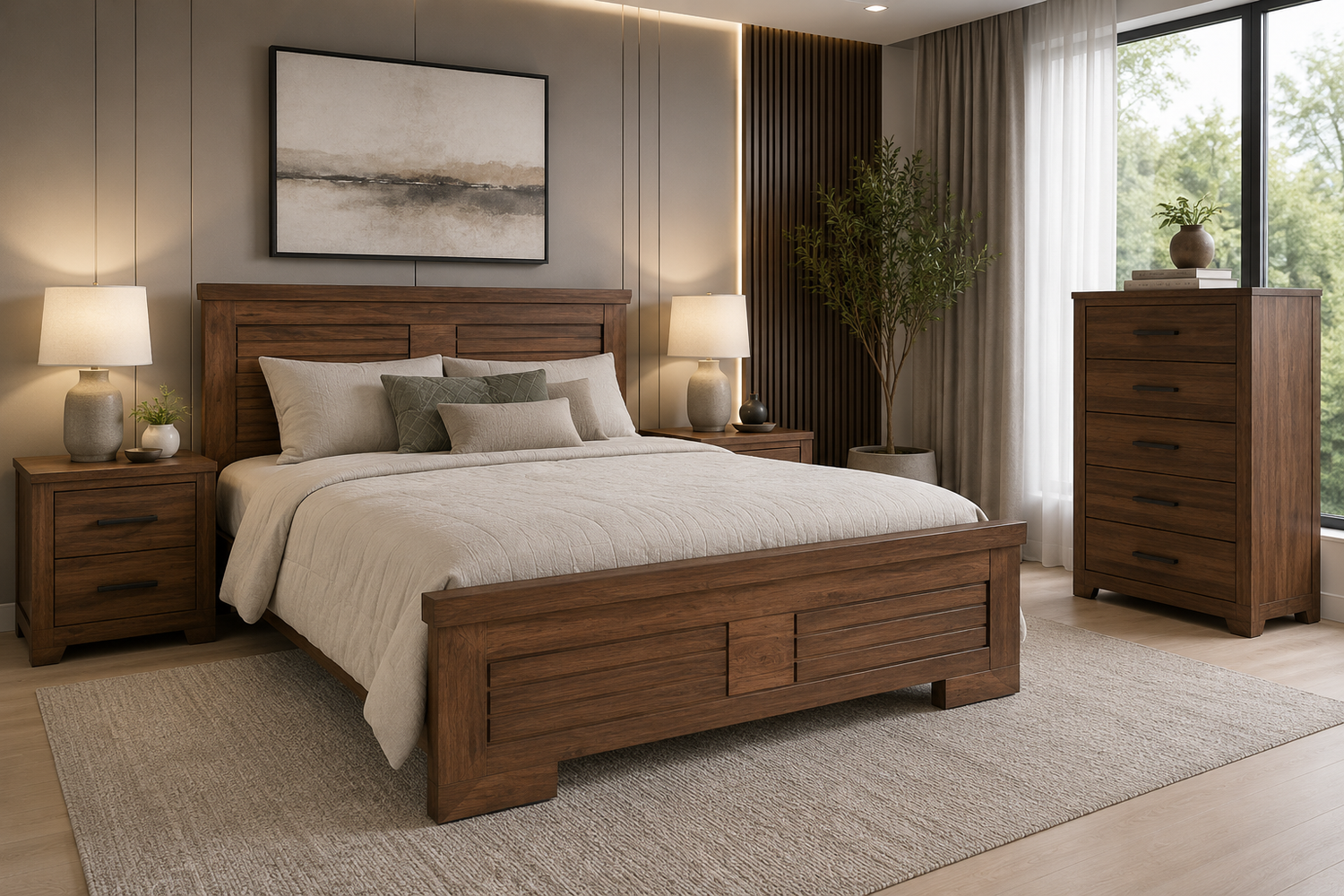 Queen Katoomba (AUSSIE MADE) Bed - Assorted Colours
