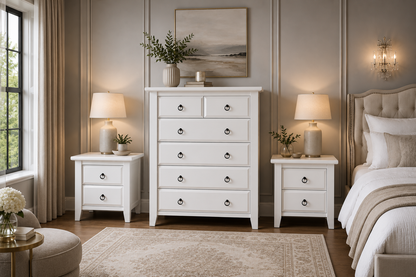 Manilla (AUSSIE MADE) 3 Piece Chest Set With Ring Handles (6+3+3) - Assorted Painted Colours