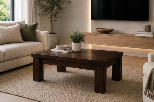 Paling (AUSSIE MADE) Coffee Table With Legs Collection - Assorted Stained Colours