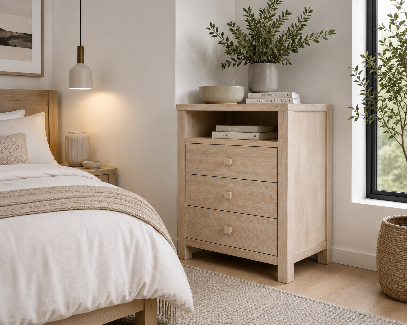 Seaside (AUSSIE MADE) Bedside Table Collection - Assorted Stained Colours