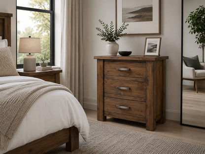 Parson (AUSSIE MADE) Bedside Table Collection - Assorted Stained Colours