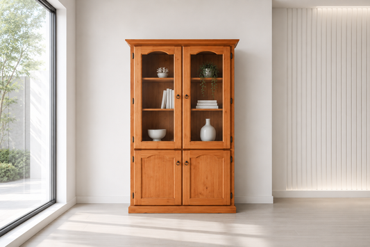 Mudgee (AUSSIE MADE) 4 Door Library Unit Collection - Assorted Stained Colours