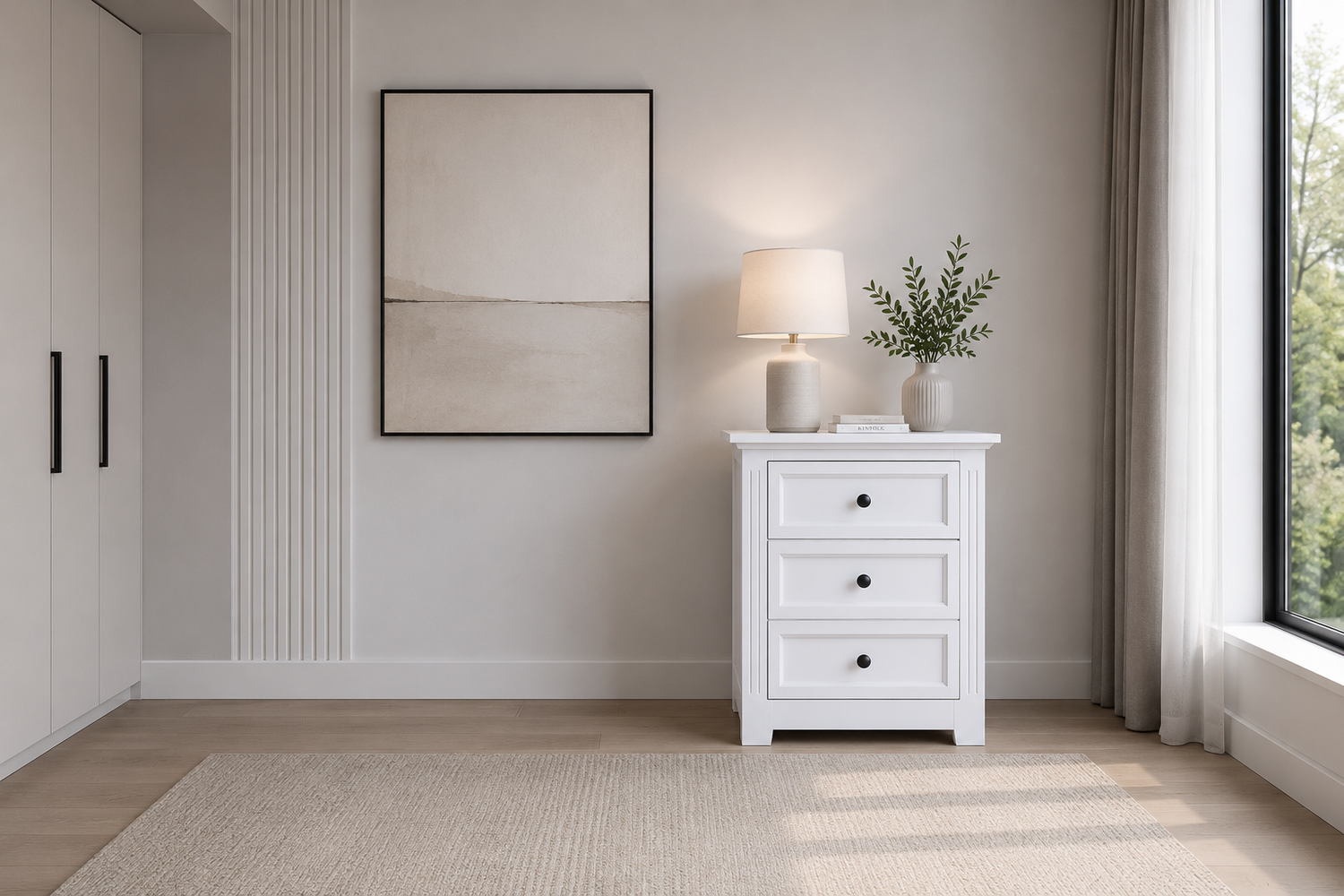 Mosman (AUSSIE MADE) Bedside Table Collection - Assorted Painted Colours