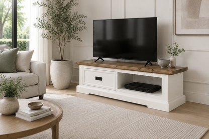 Balmain (AUSSIE MADE) Coffee Table With 1 Drawer - Assorted Painted Colours Or Two Tone