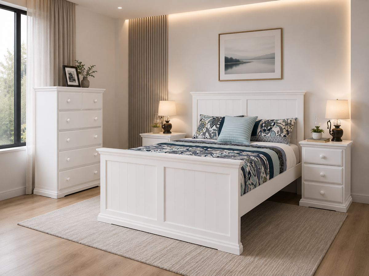 Anniston (AUSSIE MADE) Bed - Assorted Painted Colours