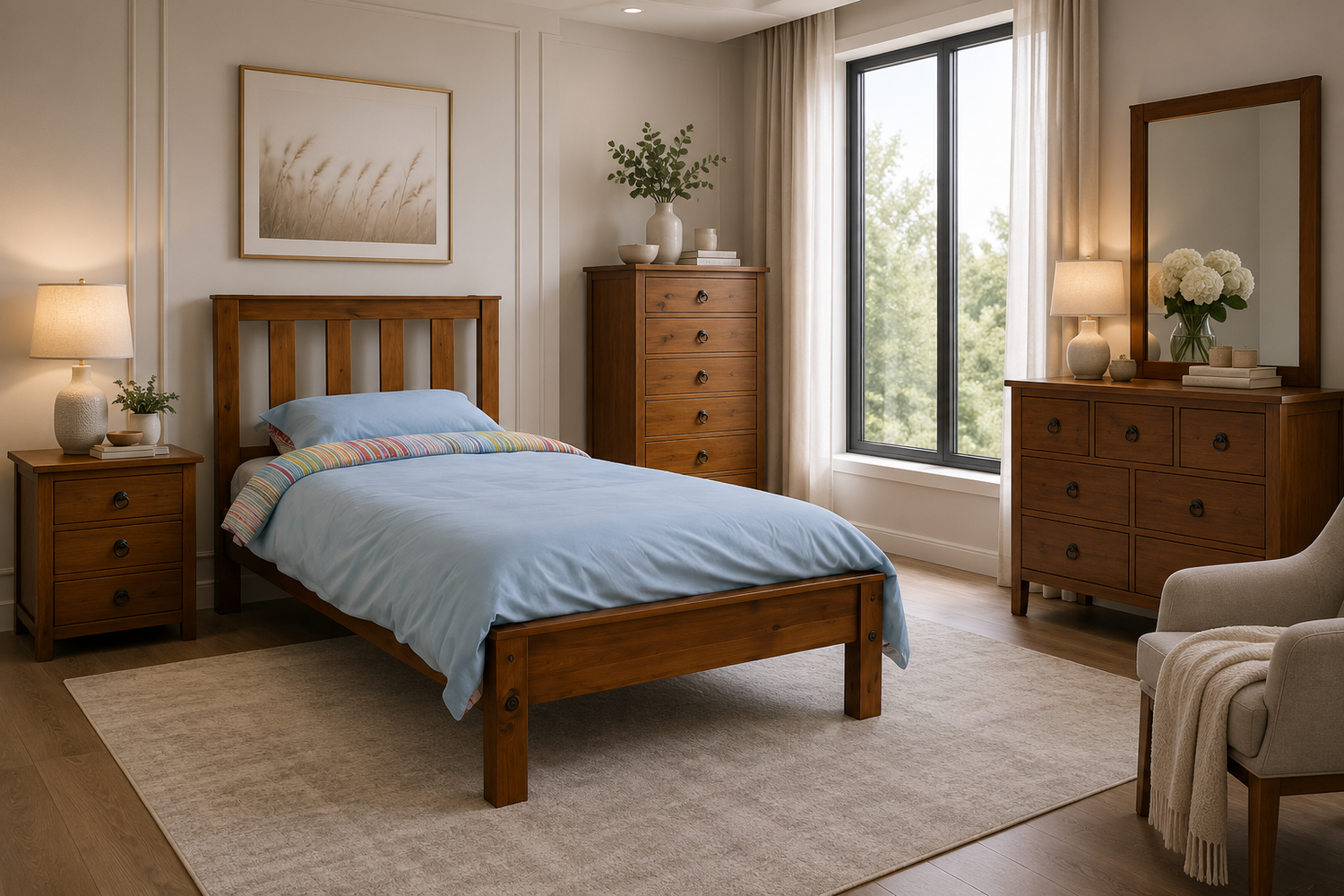 Single Budget Collarou Bed (AUSSIE MADE) - Assorted Colours (MODEL 6-5-4-5-18-1-20-9-15-14)