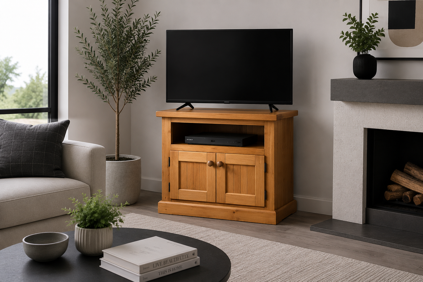 Urban (AUSSIE MADE) Thick Top TV Stand Collection - Assorted Stained Colours