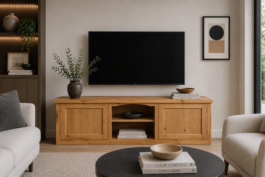 Marissa (AUSSIE MADE) 2 Door TV Unit 650(H) X 1800(W) - Assorted Colour