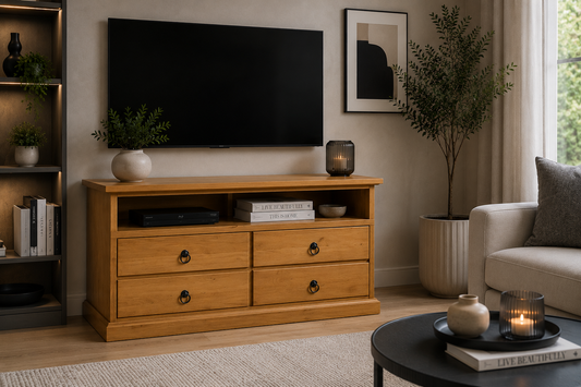 Corvin (AUSSIE MADE) TV Entertainment Unit Collection - Assorted Stained Colours
