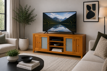 Raymond (AUSSIE MADE) Lowline TV Unit Collection - Tassie Oak Combination - Assorted Stained Colours