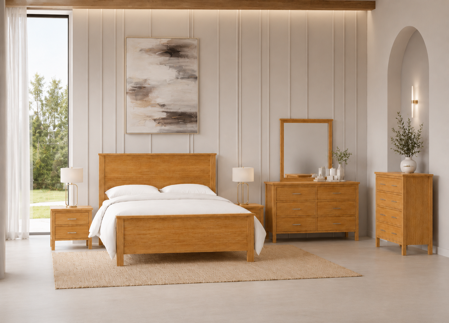 Belrose Tasmanian Oak Bed (Aussie Made)