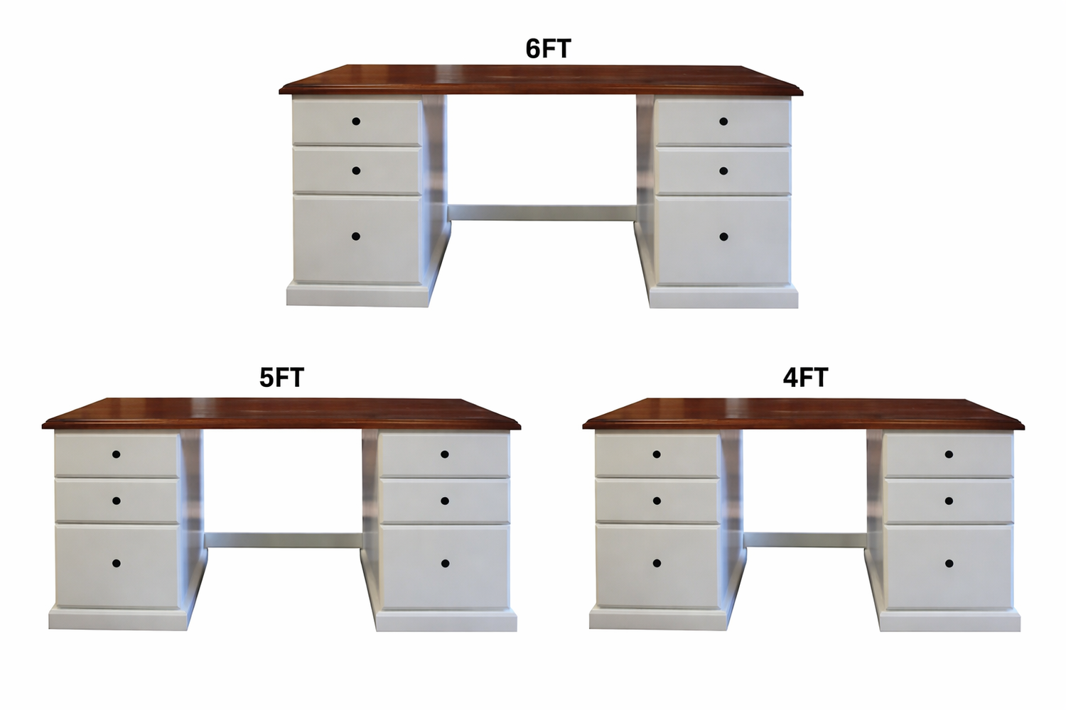 Mudgee (AUSSIE MADE) Desk Collection - Assorted Stained / Painted Colours
