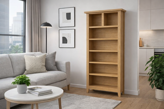 Principle (AUSSIE MADE) Highline Bookcase Collection - Tassie Oak Combination - Assorted Colours