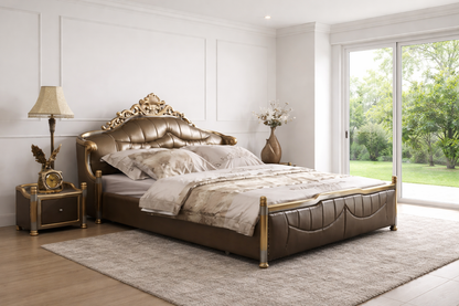 Skywalker Queen 3 Piece Bedside Bedroom Suite With (#101 BEDSIDES) - Leatherette - Assorted Colours