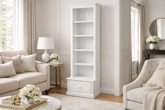 Mudgee (AUSSIE MADE) Bookcase Combo + 1 Drawer Collection - Assorted Painted Colours