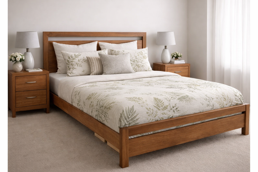 Tamila King 4 Piece Tallboy Bedroom Suite - (MODEL:19-20-1-18-11)