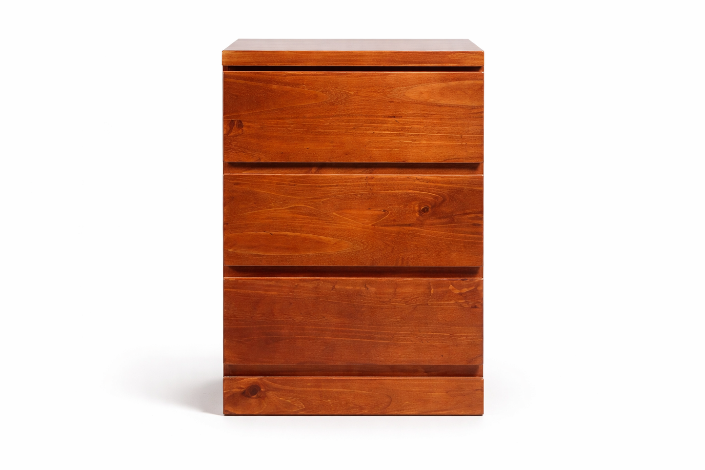 Fletcher (AUSSIE MADE) 3 Drawers Bedside Table - 680(H) X 450(W) X 430(D) - Assorted Colours