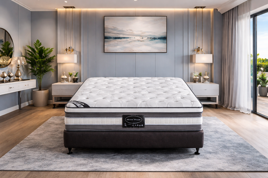 Double Premium Euro Top Pocket Spring Mattress - Medium Firm