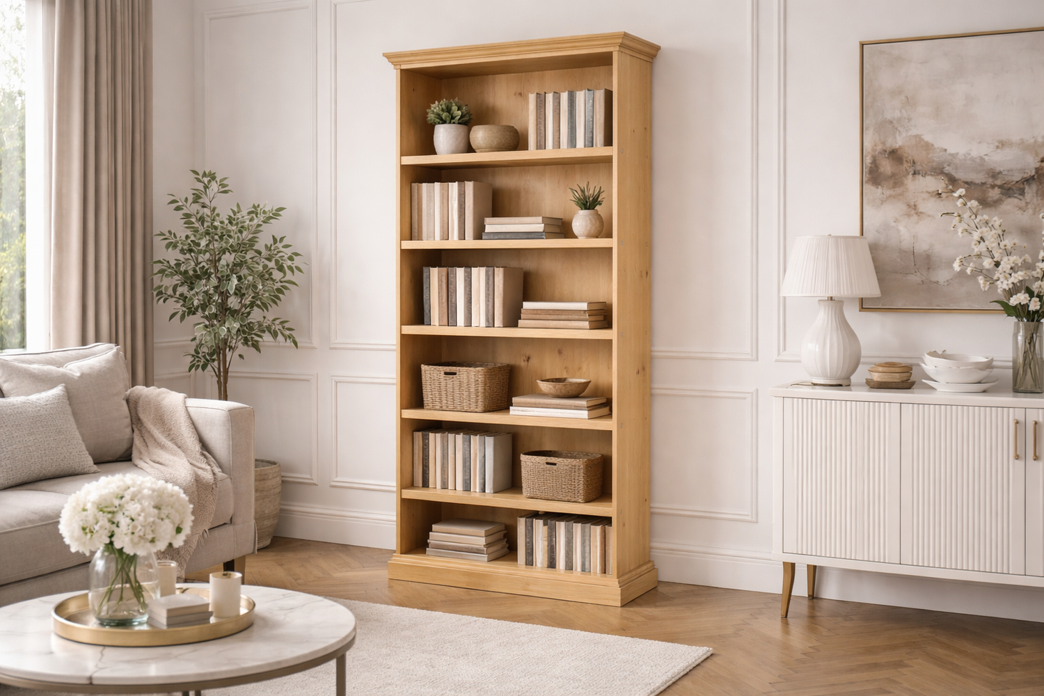 Industrialised (AUSSIE MADE) Highline Bookcase Collection - Assorted Stained Colours