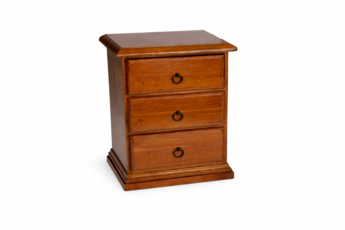 Cronulla (AUSSIE MADE) 3 Drawer Bedside Table - Assorted Colours