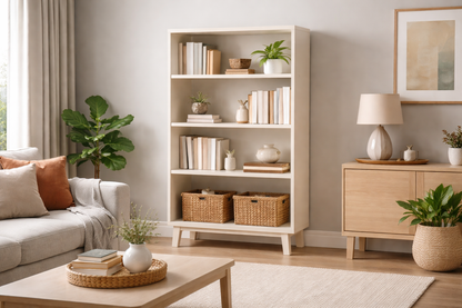 Newport (AUSSIE MADE) Lowline Bookcase Collection - Assorted Painted Colours
